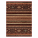 Wollen tapijt KASHQAI 4356 300 etnisch bordeaux rode kleur