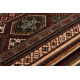 Tapete de lã KASHQAI 4356 300 étnico bordó