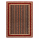 вълнен килим KASHQAI 4357 300 кадър, ориенталски зелен / bordó