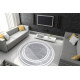 Kulatý koberec GLOSS moderni 2813 27 stylový, rám, řecký šedá