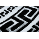 модерен GLOSS килим кръг 2813 87 стилен, кадър, Гръцки черно