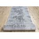 Chodnik Strukturalny MEFE 2783 Marmur dwa poziomy runa szary 60 cm