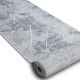 Tapis de couloir Structural MEFE 2783 Marbre deux niveaux de molleton gris 70cm