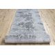 Tapis de couloir Structural MEFE 2783 Marbre deux niveaux de molleton gris 70cm