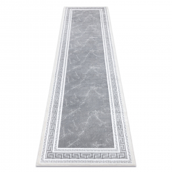 Modern GLOSS szőnyeg, futó szőnyegek 2813 27 elegáns, keret, görög szürke