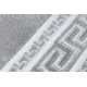 Moderne GLOSS Teppe, Løper 2813 27 stilig, ramme, gresk grå