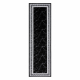 модерен GLOSS килим, Пътека 2813 87 стилен, кадър, Гръцки черно / сив