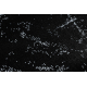 Moderne GLOSS Teppe, Løper 2813 87 stilig, ramme, gresk svart / grå