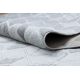Carpet YOYO GD59 white / grey - Kitten for children, structural, sensory Fringes
