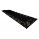 Alfombra, alfombra de pasillo GLOSS moderno 408C 86 Marco elegante, glamour, art deco negro / oro