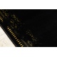 Modern GLOSS Teppich, Läufer 408C 86 Rahmen stilvoll, glamour, art deco schwarz / gold