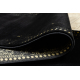 Tapis, le tapis de couloir GLOSS moderne 408C 86 Cadre élégant, glamour, art deco noir / or