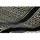 Tappeto, tappeti passatoie GLOSS moderno 6776 86 elegante, telaio, greco nero / oro