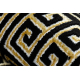 килим, Доріжка GLOSS сучасний 6776 86 стильний, каркас, грецька білий / золото