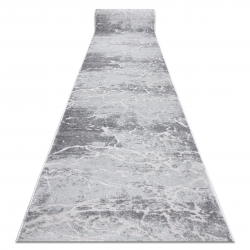 Tapis de couloir Structural MEFE 6182 deux niveaux de molleton gris 60 cm