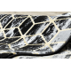 Moderne GLOSS Teppe, Løper 409A 82 Kube stilig, glamour, art deco svart / grå / gull