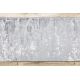 Alfombra de pasillo Structural MEFE 6184 dos niveles de vellón gris oscuro 60 cm