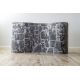 Runner Structural MEFE 6184 two levels of fleece dark grey 90 cm