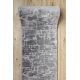 Runner Structural MEFE 6184 two levels of fleece dark grey 90 cm