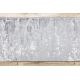 Läufer Strukturell MEFE 6184 zwei Ebenen aus Vlies dunkelgrau 90 cm