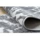Runner Structural MEFE 6184 two levels of fleece dark grey 100 cm