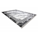 Moderní koberec TULS strukturální, střapce 51210 Mramor antracit