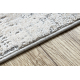 Moderne teppe TULS strukturell, frynser 51231 Årgang elfenben / grå