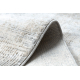 Modern Teppich TULS strukturell, Franse 51231 Vintage elfenbein / grau