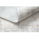 Moderní koberec TULS strukturální, střapce 51231 Vintage slonová kost / šedá