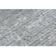Moderne teppe TULS strukturell, frynser 51248 grå