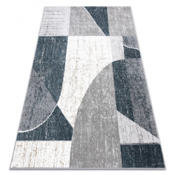 Matta POLI 8408A Geometrisk vit / grå