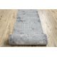 Runner Structural MEFE 8725 two levels of fleece grey 60 cmy