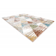 Teppich POLI 9051A Geometrisch, Dreiecke beige / terrakotta
