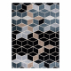 Tapijt POLI 9139A Cube 3D-kubus zwart / grijs