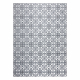 Tappeto ARGENTO - W4949 Fiori bianca / grigio
