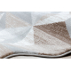 Carpet ARGENT - W6096 Triangles beige / grey
