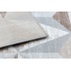 Tapis ARGENT - W6096 Triangles beige et gris