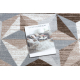 Teppich ARGENT - W6096 Dreiecke beige / grau
