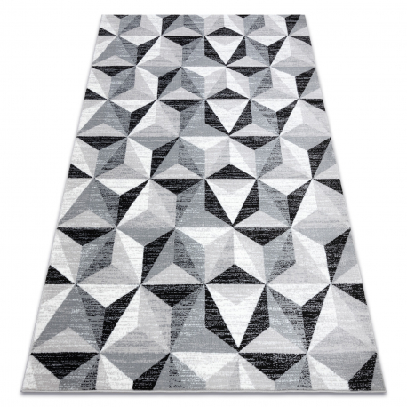 Argent szőnyeg - W6096 Háromszögek szürke / fekete