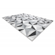 Preproga ARGENT - W6096 Trikotniki siva / črna