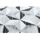 Tapijt ARGENT - W6096 Driehoeken grijs / zwart