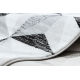 Килим ARGENT – W6096 триъгълници сив / черен