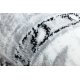 Teppe ARGENT - W7040 Ramme, årgang grå / svart