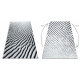 Teppich BUBBLE schwarz 25 IMITATION VON KANINCHENFELL 3D - strukturell