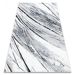 Covor BUBBLE roz pudra 45 IMITARE BLANĂ DE IEPURE 3D structural