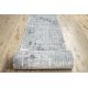 Runner Structural MEFE 8722 two levels of fleece grey / white 60 cm