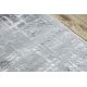 Covor BUBBLE cerc fildeş 12 IMITARE BLANĂ DE IEPURE 3D structural