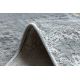 Alfombra BUBBLE circulo marfil 12 IMITACIÓN PIEL DE CONEJO 3D estructural