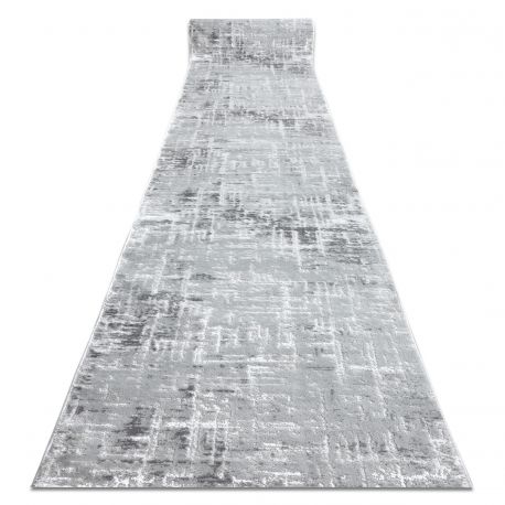 Běhoun Strukturální MEFE 8722 dvě úrovně rouna šedá / bílá 120 cm