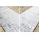 Runner Structural MEFE 8722 two levels of fleece grey / white 150 cm